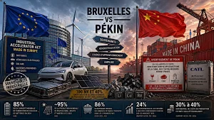 La Chine « n'aurait d'autre choix que de prendre des contre-mesures » face à une loi qui obstrue le marché de l'UE à ses produits