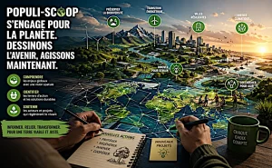 Un grand labeur : des cartes projectives comparant les conditions climatiques actuelles partout dans le monde