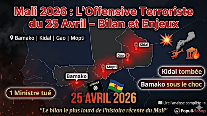 Faiblesse institutionnelle : L'État malien peine à contrôler son territoire face aux hordes isalmo-terroristes